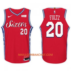 Maillot NBA Philadelphia 76ers Markelle Fultz 20 Nike 2017-18 Rouge Swingman - Homme